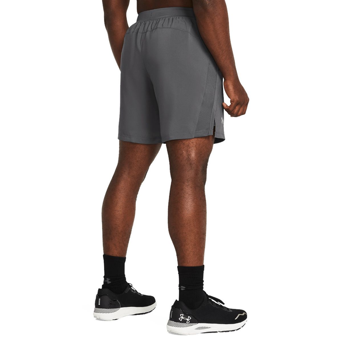 UNDER ARMOUR - Pantaloneta Under Armour Lau-Nch 7-Gris
