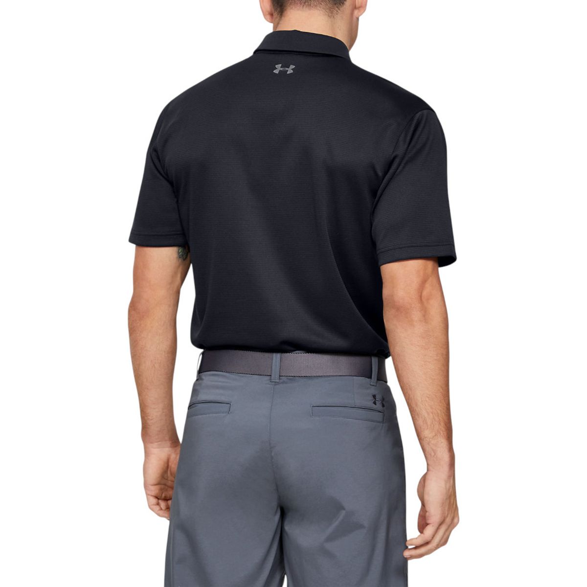 UNDER ARMOUR - Camiseta Polo Under Armour Tec Hombre-Negro