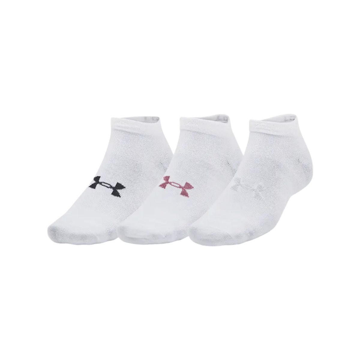 UNDER ARMOUR - Medias Under Armour Essential Lw Cut 3Pk -Blanco