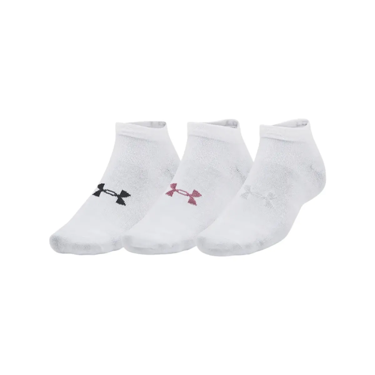 UNDER ARMOUR - Medias Under Armour Essential Lw Cut 3Pk -Blanco