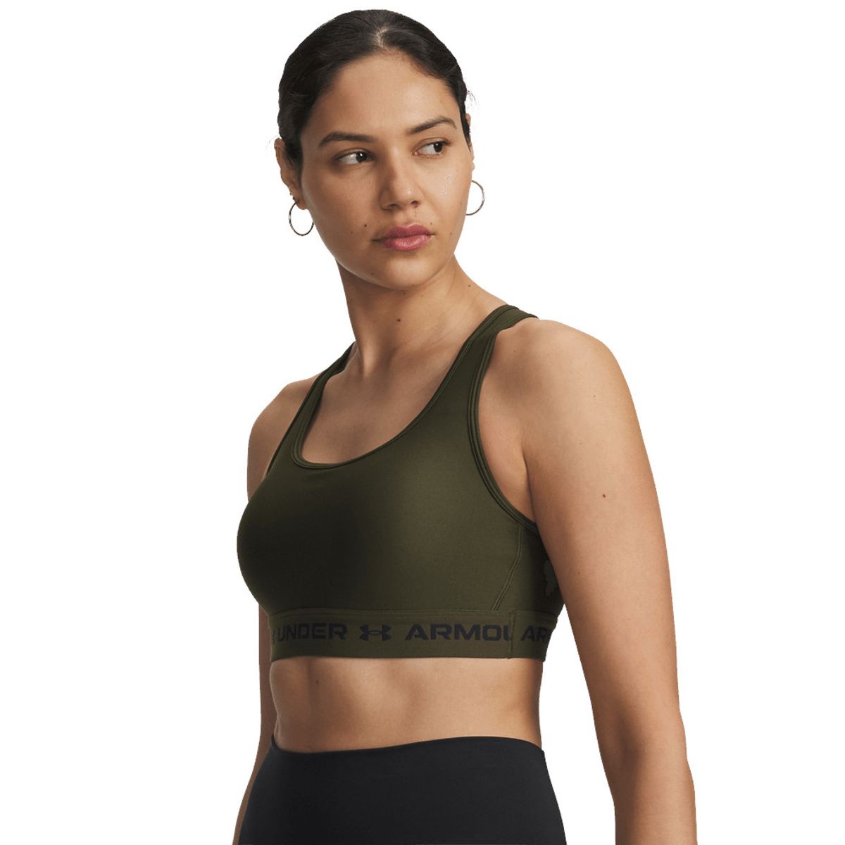 UNDER ARMOUR - Top Under Armour Crossback Mid Mujer-Verde