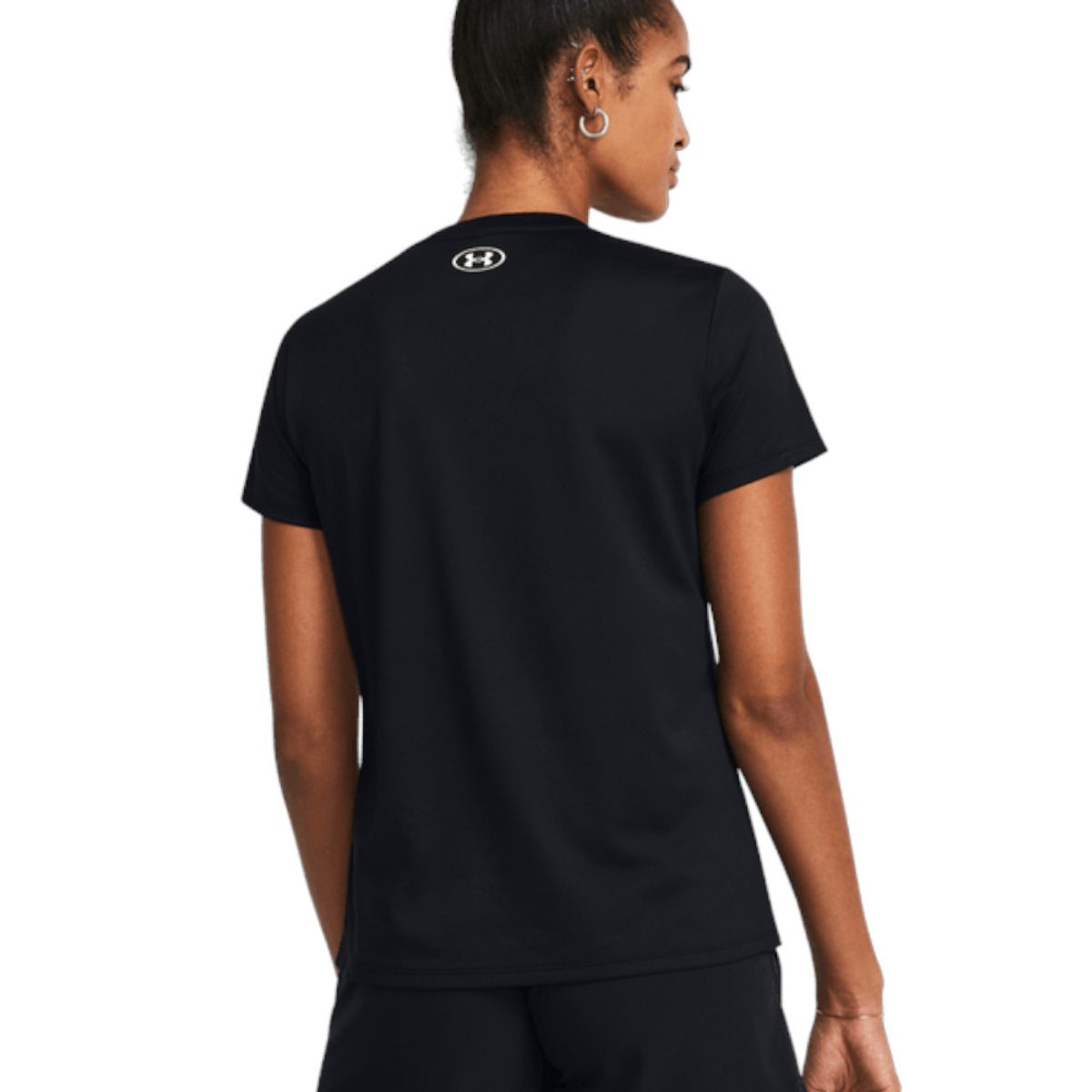 UNDER ARMOUR - Camiseta Under Armour Tech Ssc Solid Mujer-Negro