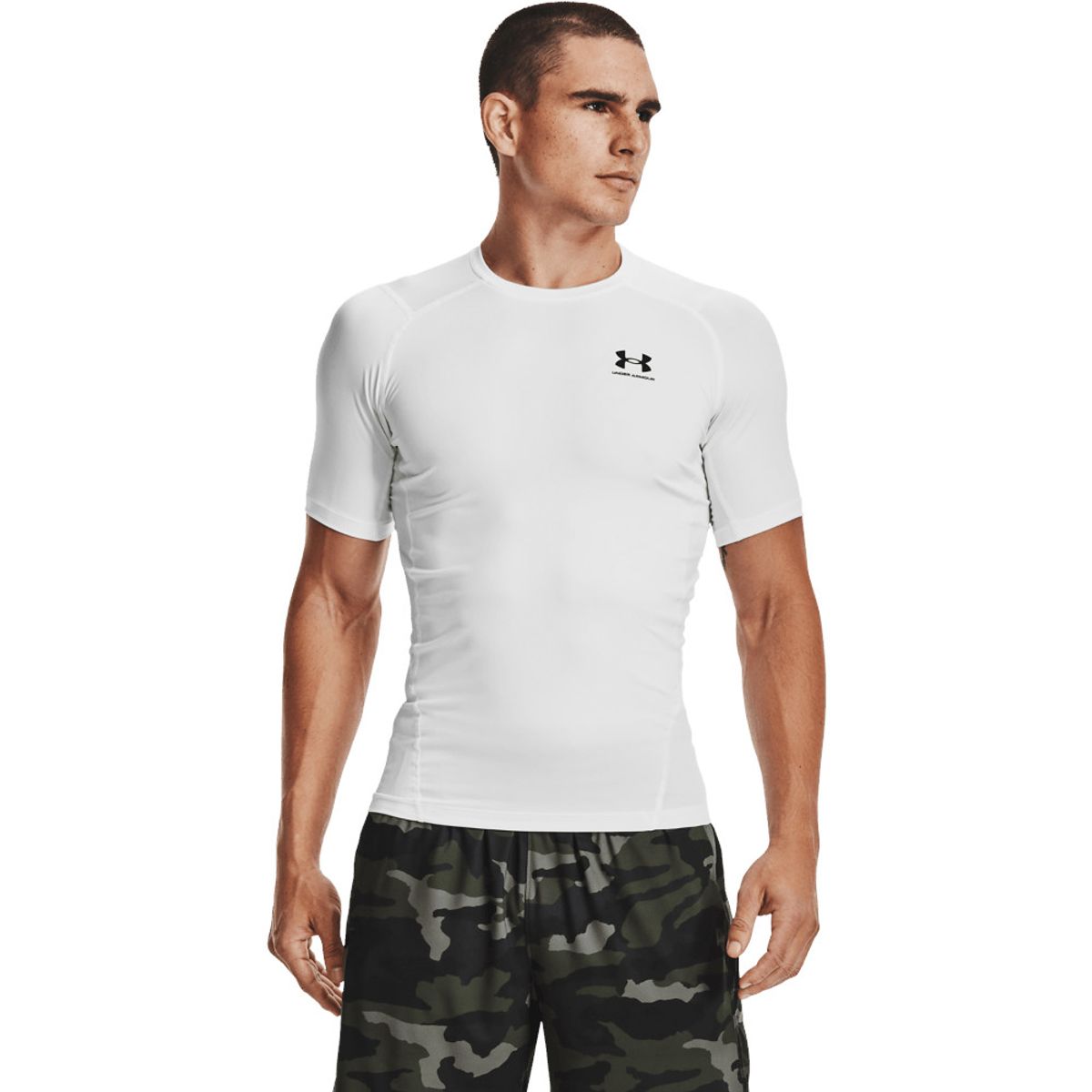 UNDER ARMOUR - Camiseta Under Armour Hg Compression-Blanco