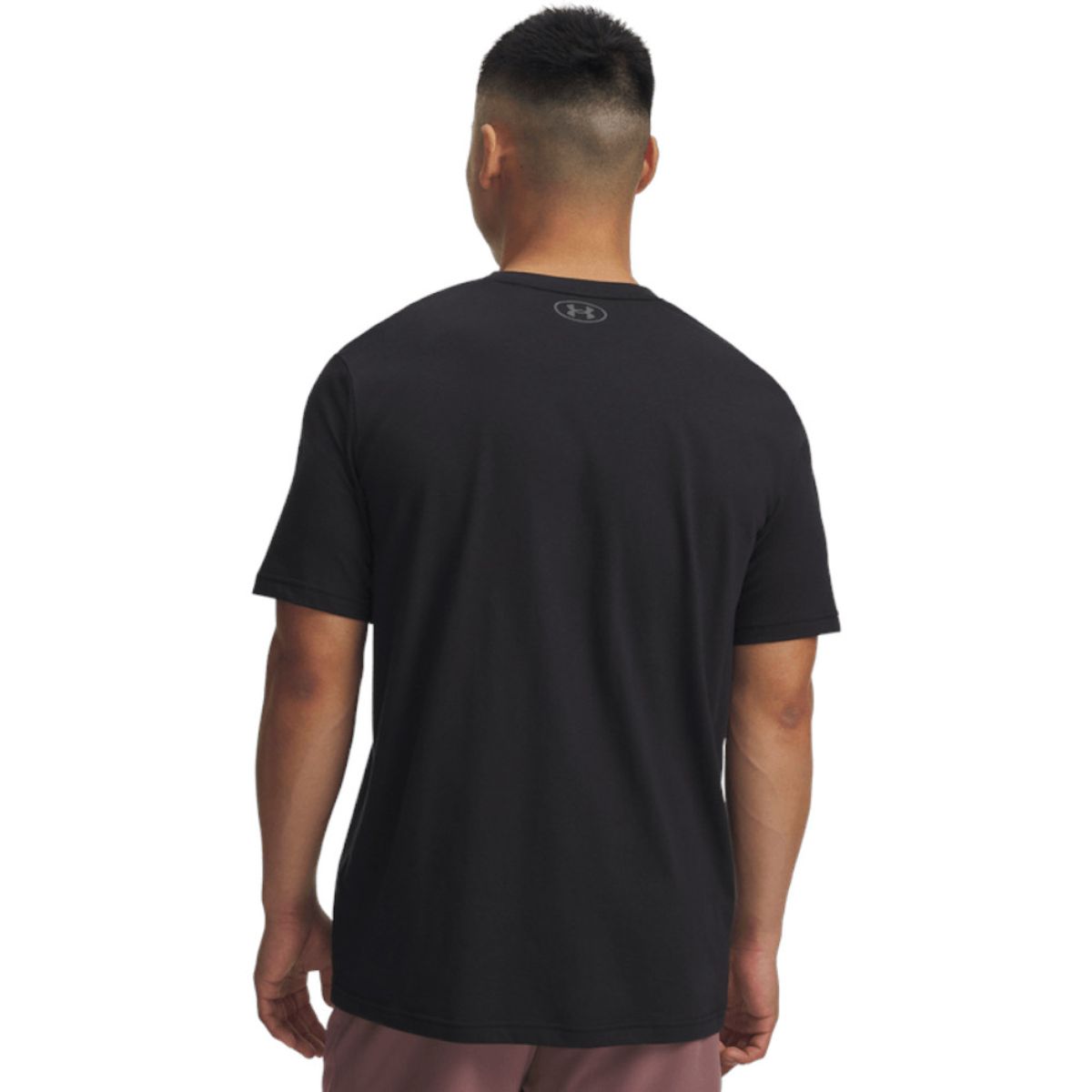 UNDER ARMOUR - Camiseta Under Armour Pjt Rck Smpl Brnd Ss Hombre-Negro