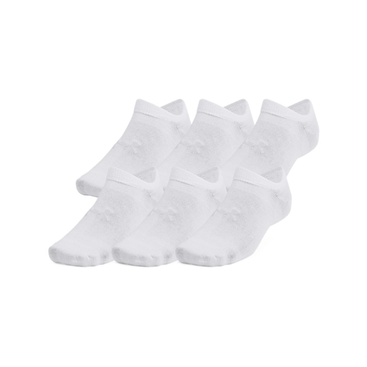 UNDER ARMOUR - Medias Under Armour Essential No Shw 6Pk -Blanco
