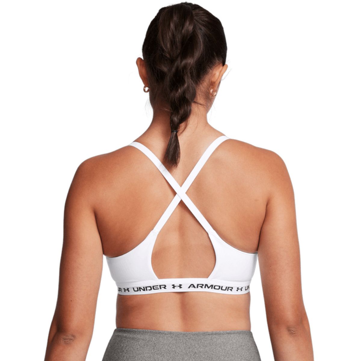 UNDER ARMOUR - Top Under Armour Crossback Low Mujer-Blanco