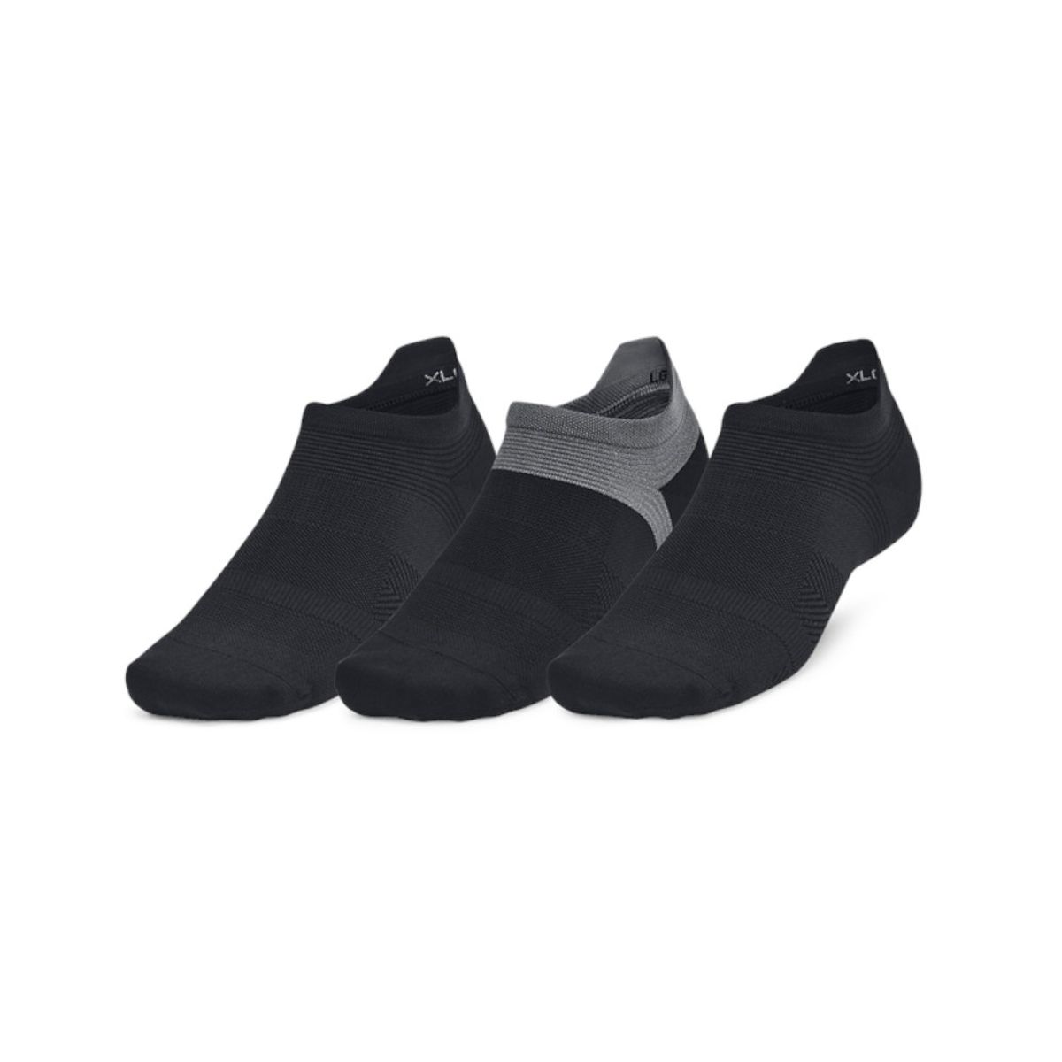 UNDER ARMOUR - Medias Under Armour Ad Run Lite 3Pk -Negro