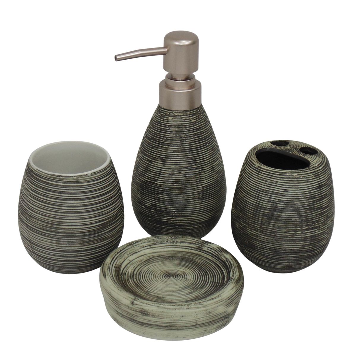 GENERICO - Set Accesorios para baño 4 piezas