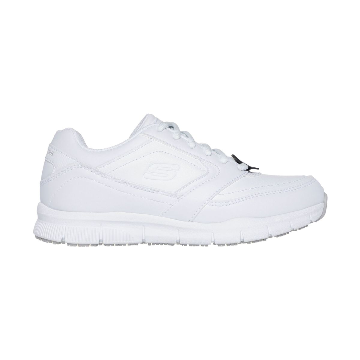 SKECHERS - Tenis Skechers Work Para Mujer Nampa Relaxed Fit Blanco