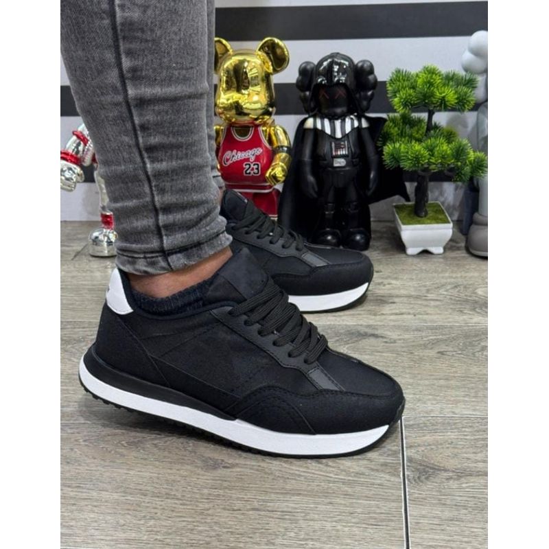 URBAN PLUS - TENIS PARA HOMBRE COLOR NEGRO