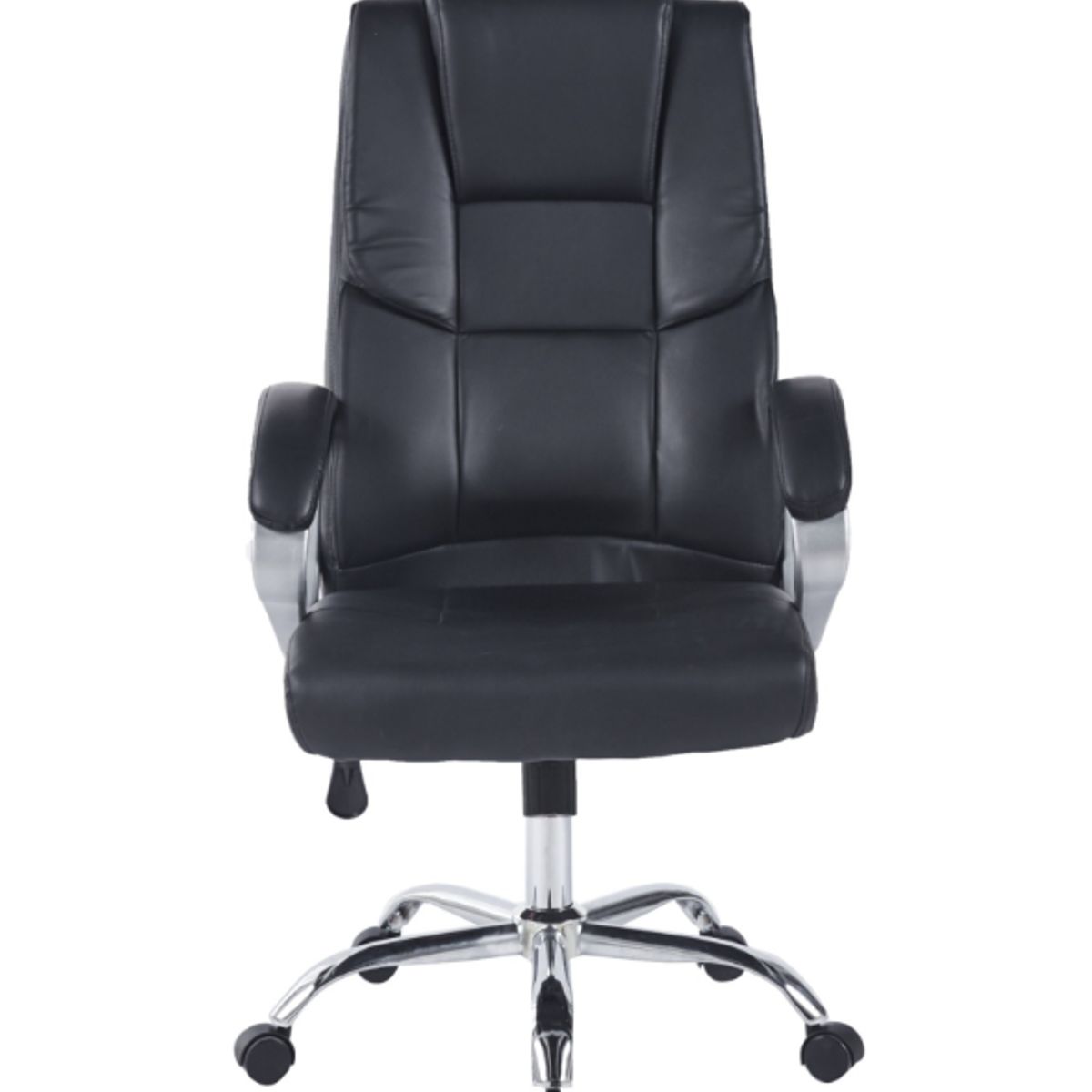 GENERICO - Silla Presidencial En Cuero Sintetico Color Negro