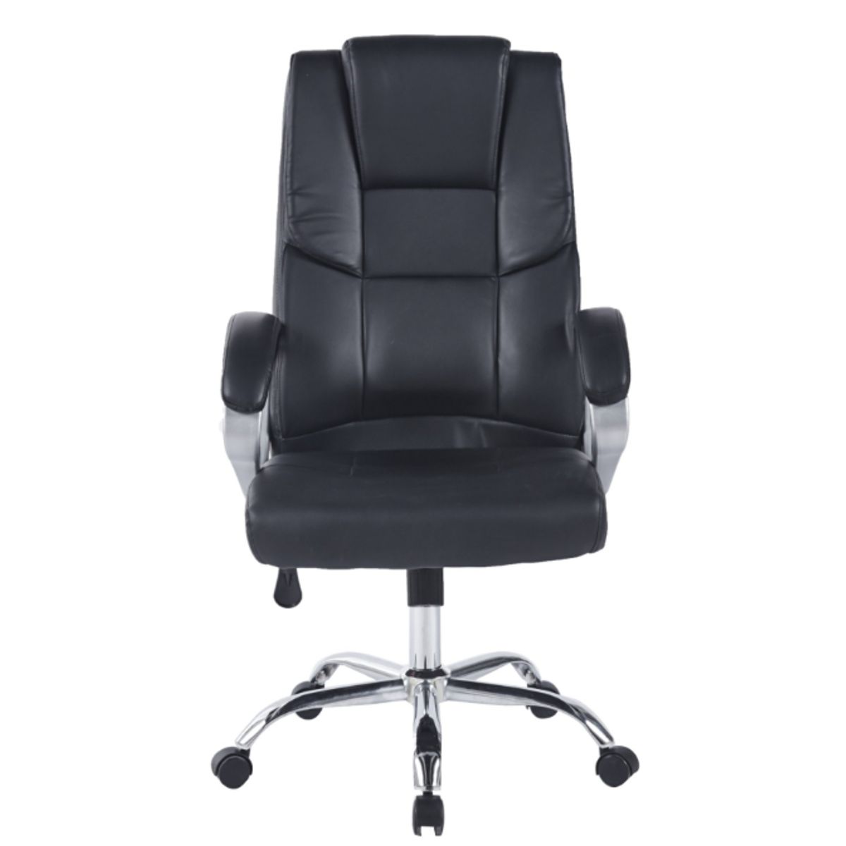 GENERICO - Silla Presidencial En Cuero Sintetico Color Negro