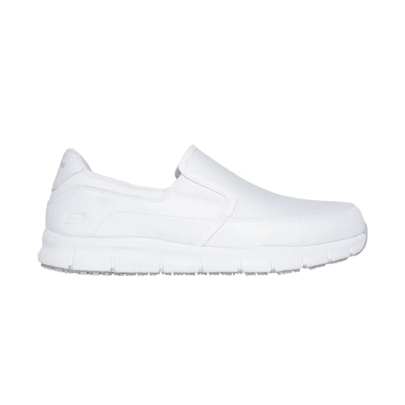 SKECHERS - Zapatos Skechers Work Para Hombre Nampa Relaxed Fit Blanco
