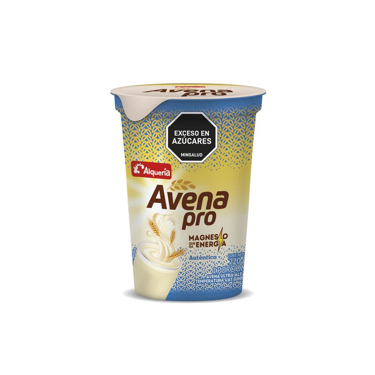 ALQUERIA - Avena Pro Autentica Extra Magnesio Vaso 4 unds x 220g