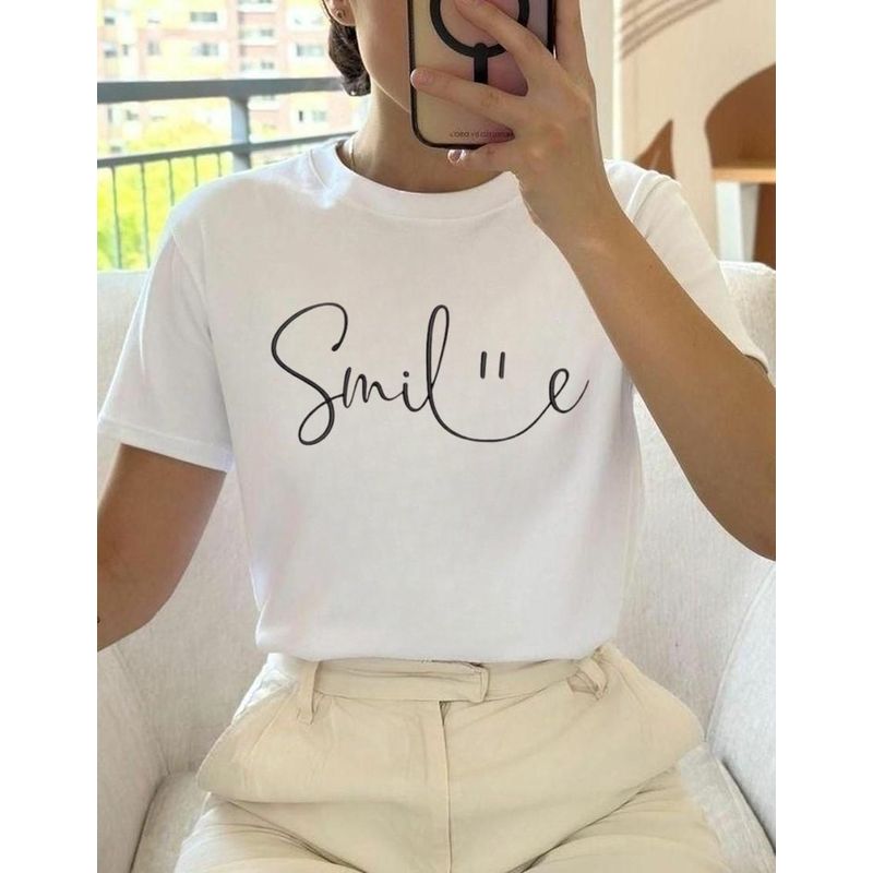 ISMI - Camiseta Mujer Manga Corta Poli Algodón Ismi
