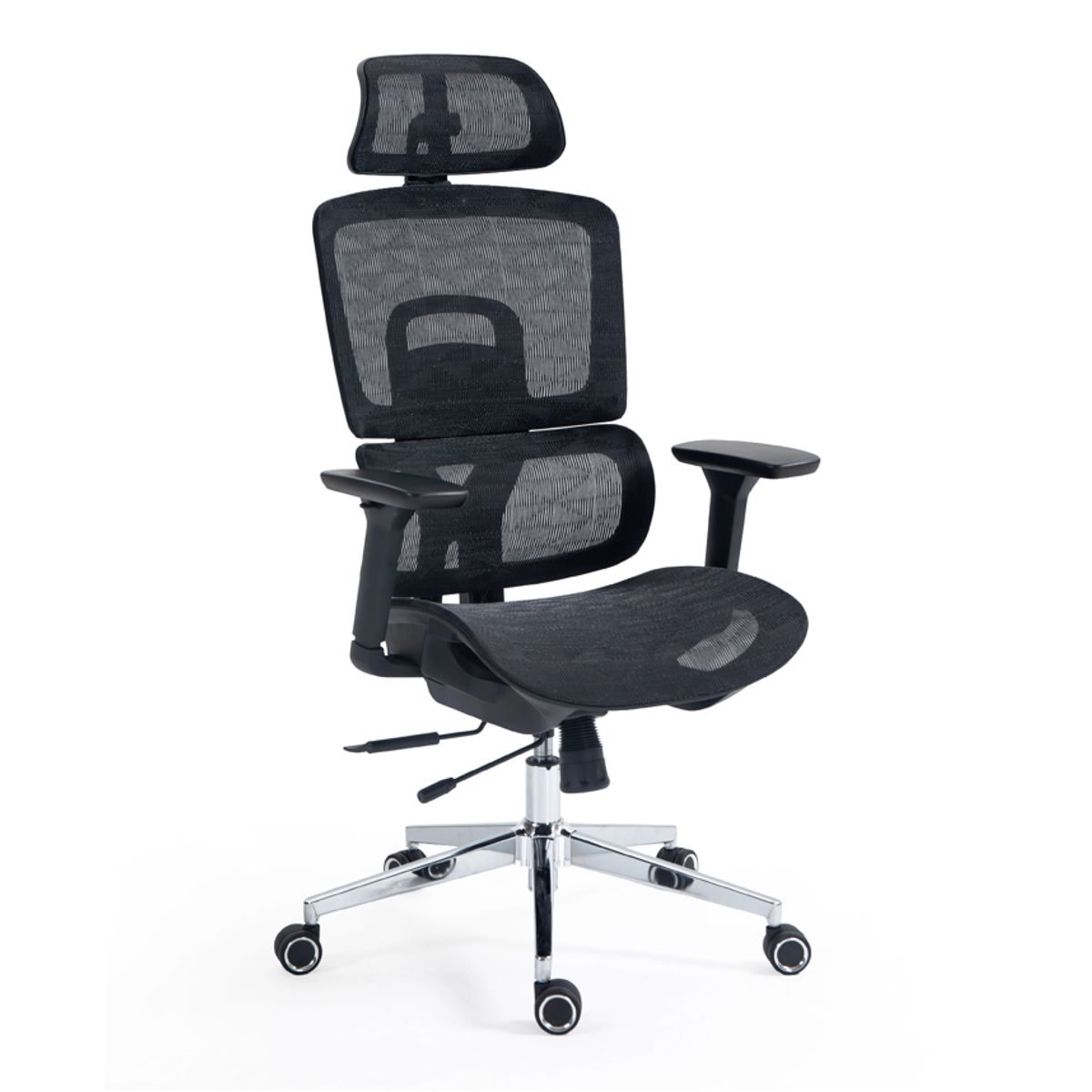VERSUS - Silla Oficina Escritorio En Malla Versus F50 Negro - Ergonómica Reclinable.
