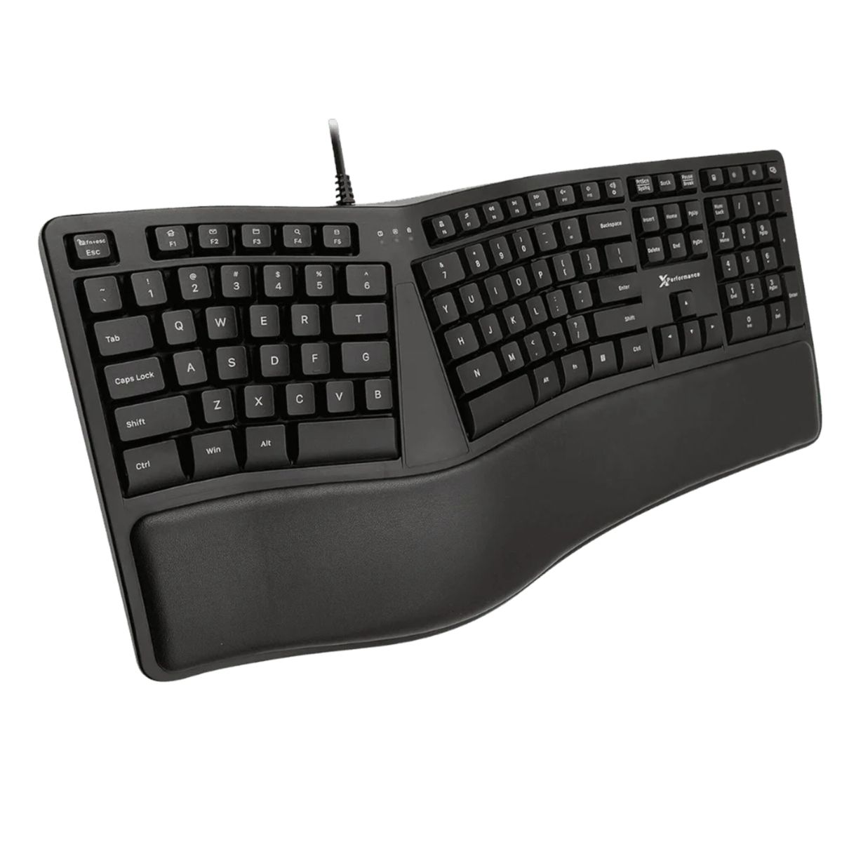 JALTECH - Teclado Usb Ergonomico Jal E01