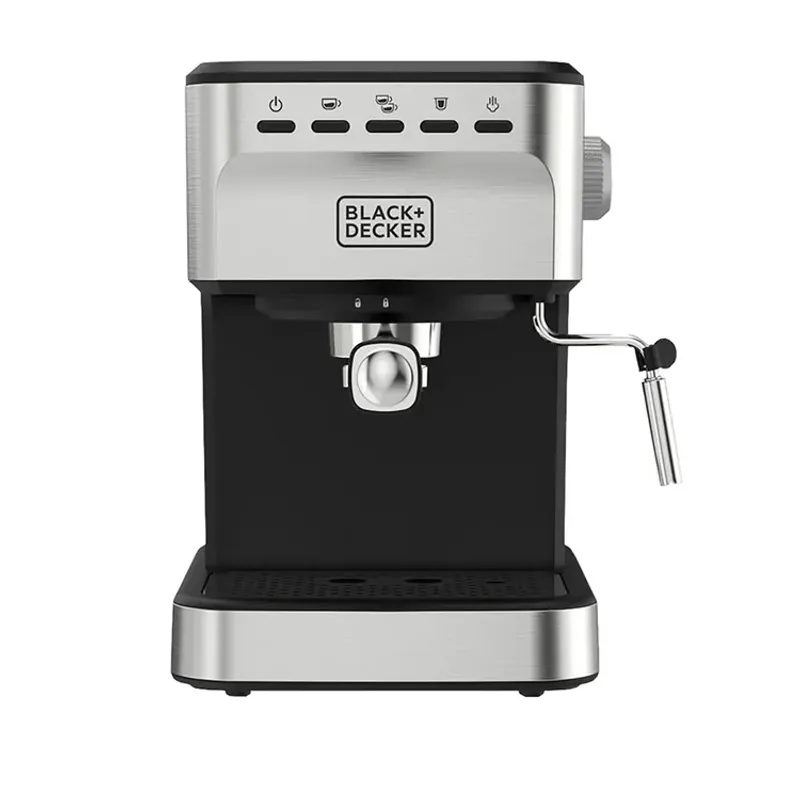 BLACK+DECKER - Cafetera Expreso BLACK+DECKER EM0312-0SDLA Plateado