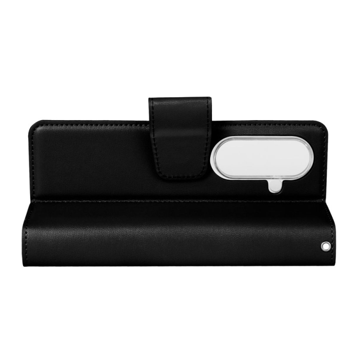 GENERICO - Forro Estuche Tipo Billetera De Cuero Para Samsung Z Fold 7 Negro