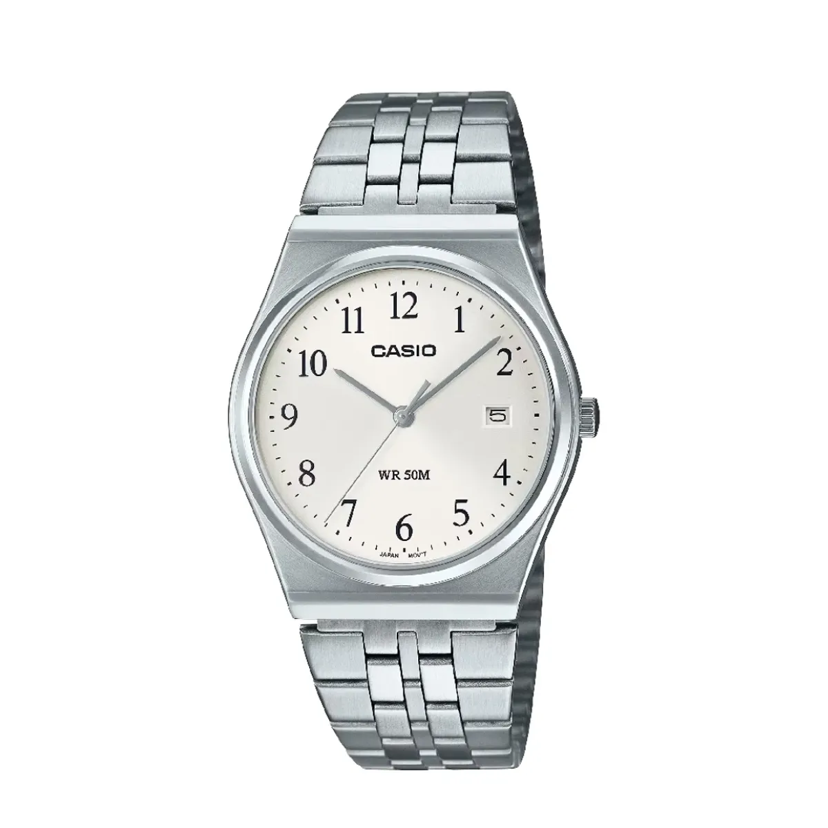 CASIO - Reloj Casio Para Hombre Moderno MTP-B145D-7BVDF Plateado