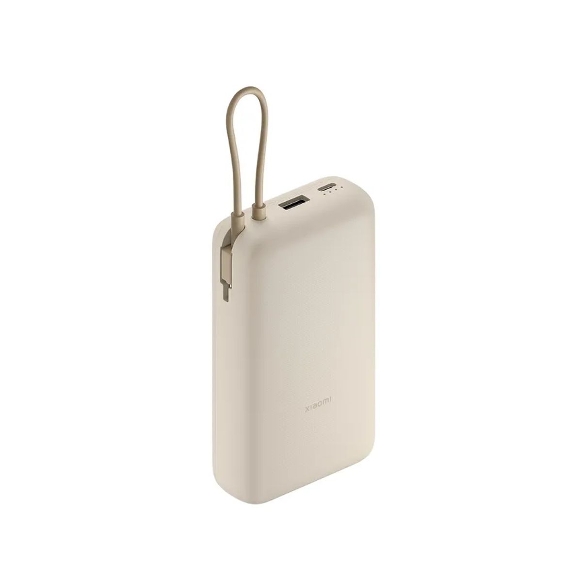 XIAOMI - Batería Power Bank Carga Rápida de 33w Capacidad de 20000mAh Con Cable Beige