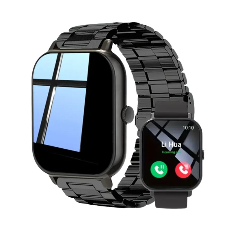 GENERICO - Reloj Inteligente Smartwatch en Acero Inoxidable