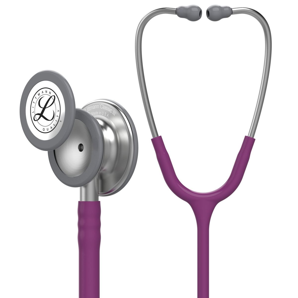 LITTMANN - Fonendoscopio Littmann Classic Iii Plum 5831 + Martillo Gmd