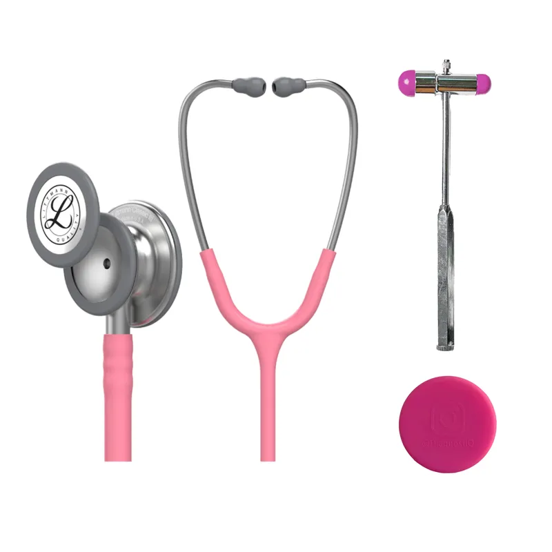 LITTMANN - Fonendoscopio Littmann Classic Iii Pearl Pink 5633 + Martillo Gmd