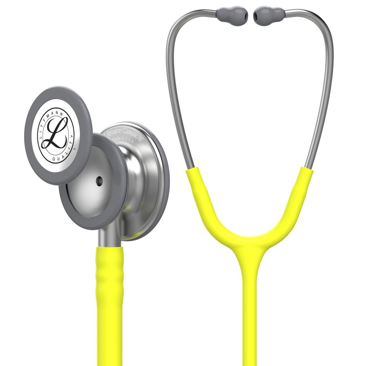 LITTMANN - Fonendoscopio Littmann Classic Iii Lemon Lime 5839 + Martillo Gmd