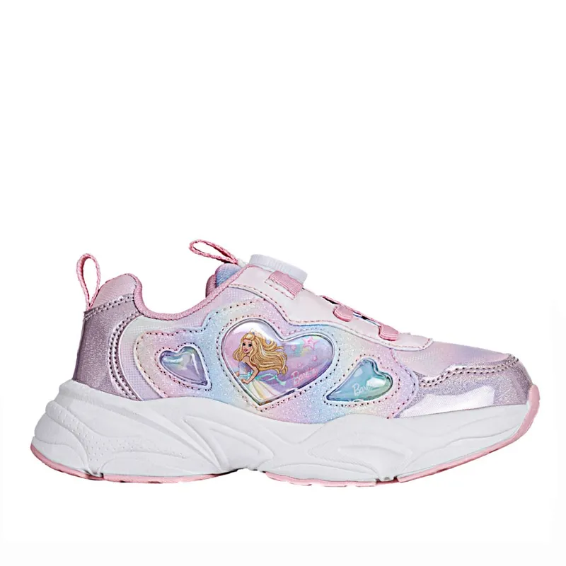 BARBIE - Tenis de Niña marca BARBIE en Color ROSADO BLANCO   TENIS XIA BARBIE
