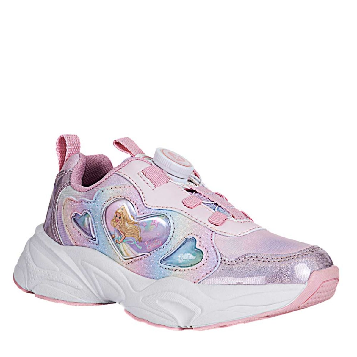 BARBIE - Tenis de Niña marca BARBIE en Color ROSADO BLANCO   TENIS XIA BARBIE