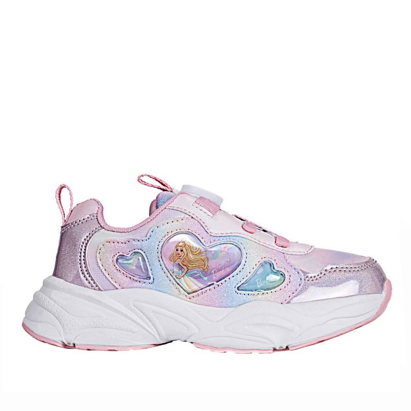 BARBIE - Tenis de Niña marca BARBIE en Color ROSADO BLANCO   TENIS XIA BARBIE