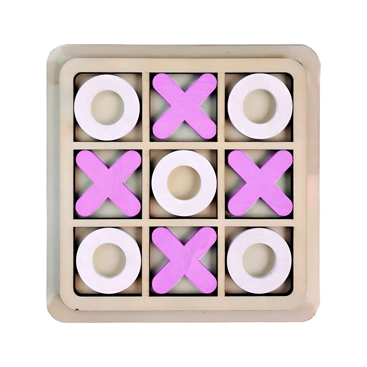 GENERICO - Juego De Mesa Madera Mini Triqui Didactico Interactivo Niños