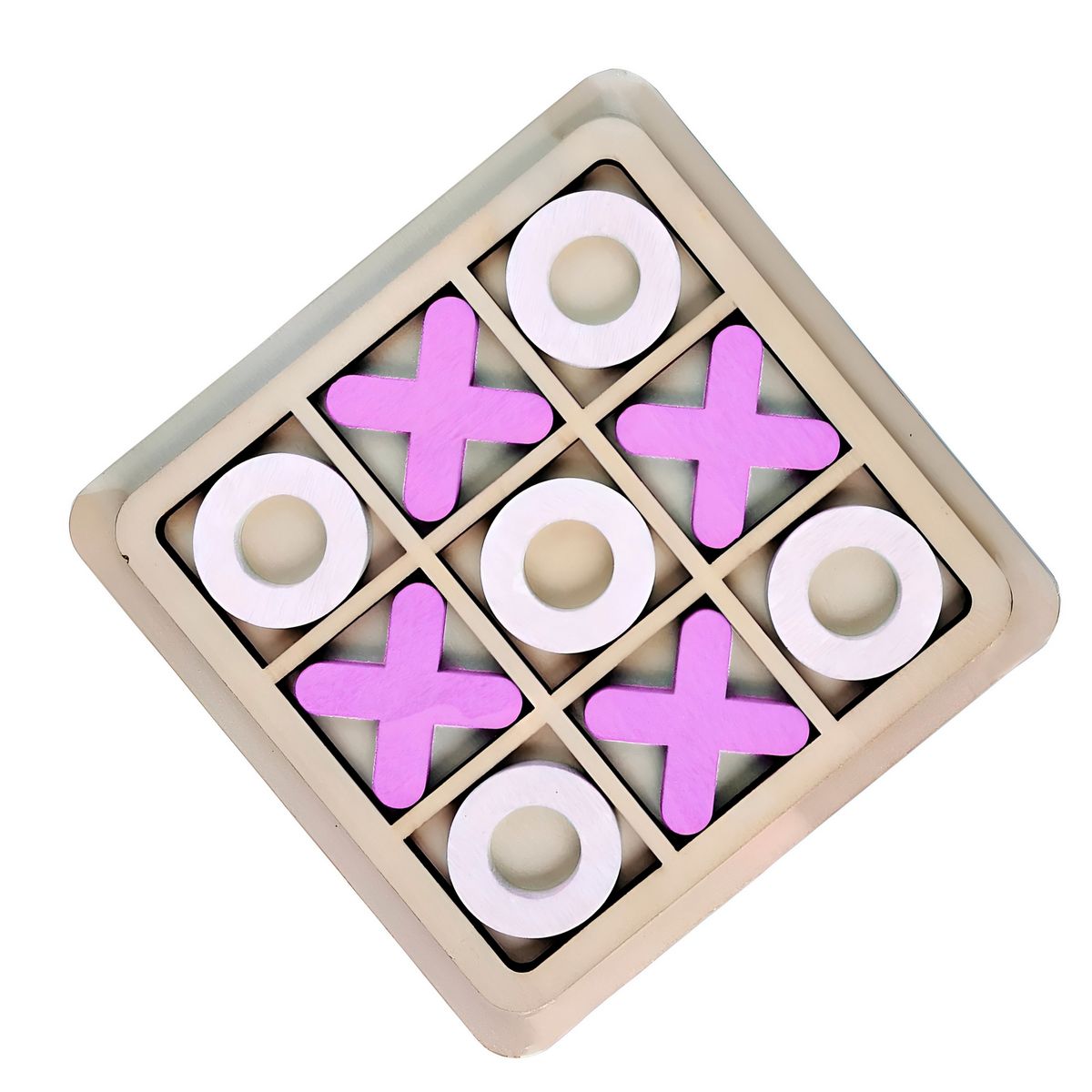 GENERICO - Juego De Mesa Madera Mini Triqui Didactico Interactivo Niños