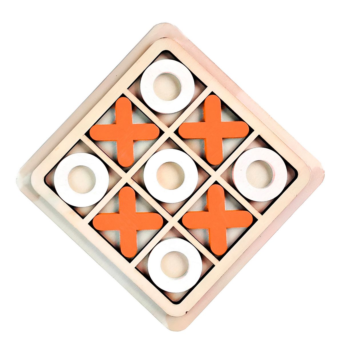 GENERICO - Juego De Mesa Madera Mini Triqui Didactico Interactivo Niños