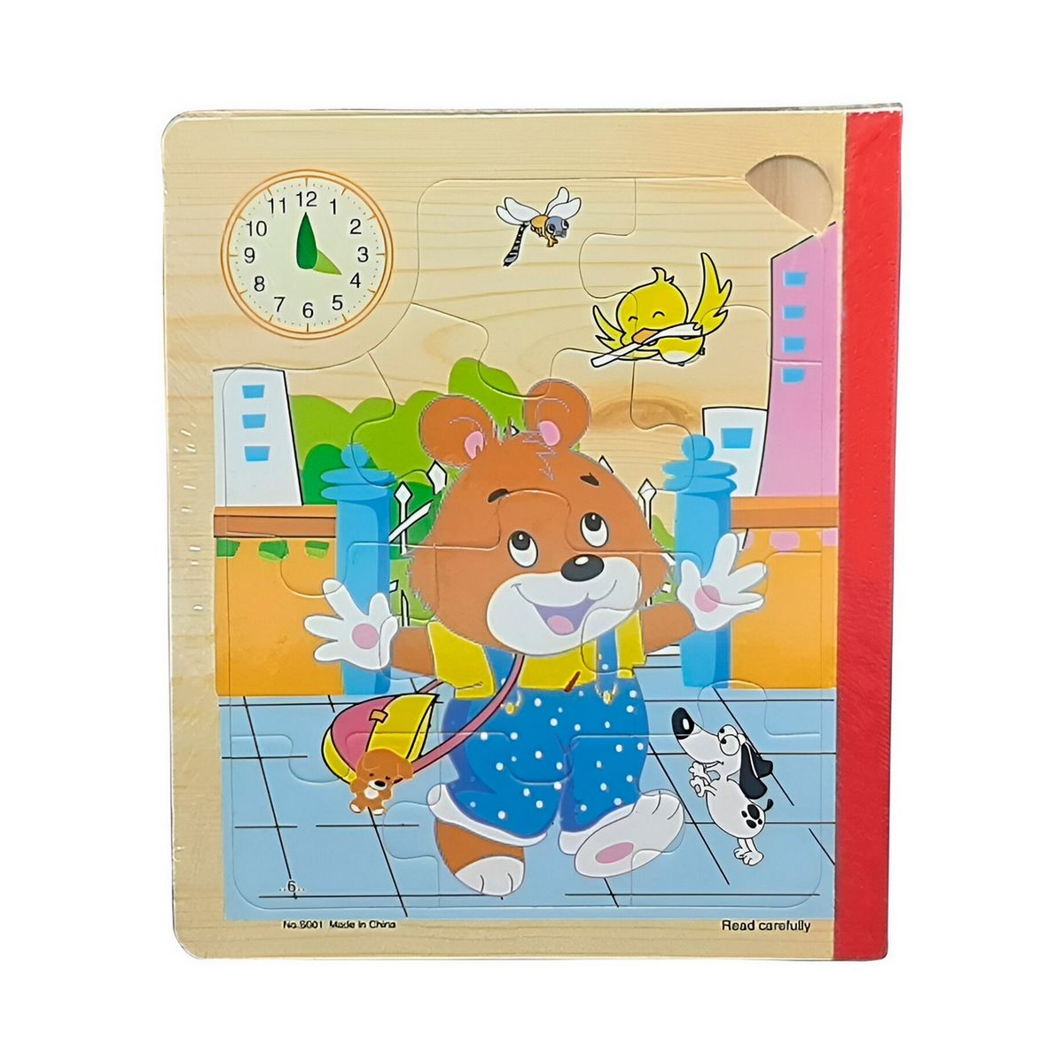 GENERICO - Libro Rompecabezas Tematico Madera Juguete Aprendizaje Niños