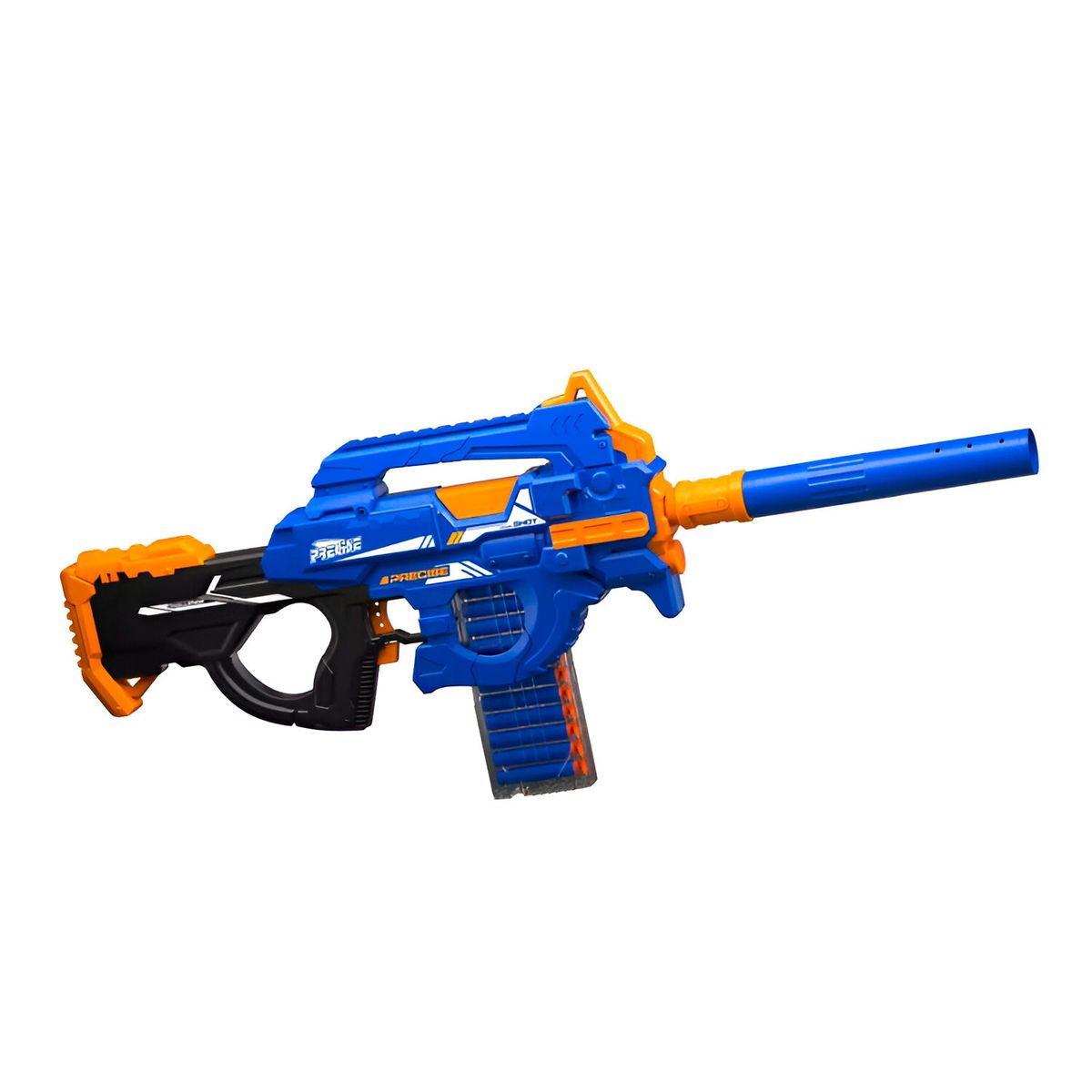 GENERICO - Pistola Ametralladora Nerf Automatica Recargable + 30 Dardos