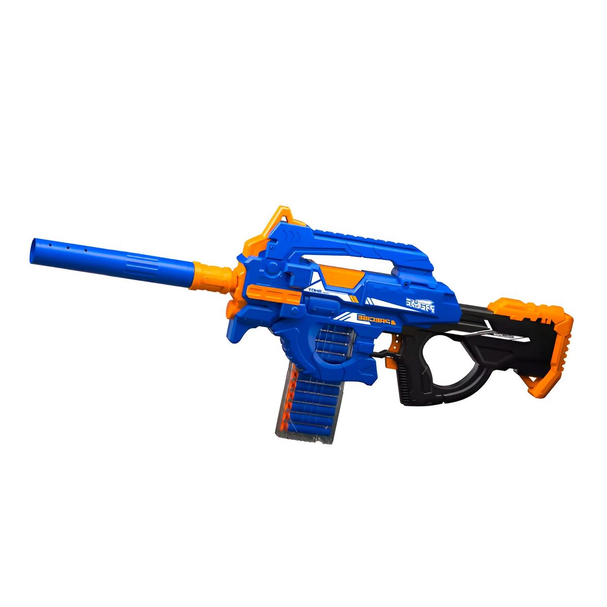 GENERICO - Pistola Ametralladora Nerf Automatica Recargable + 30 Dardos