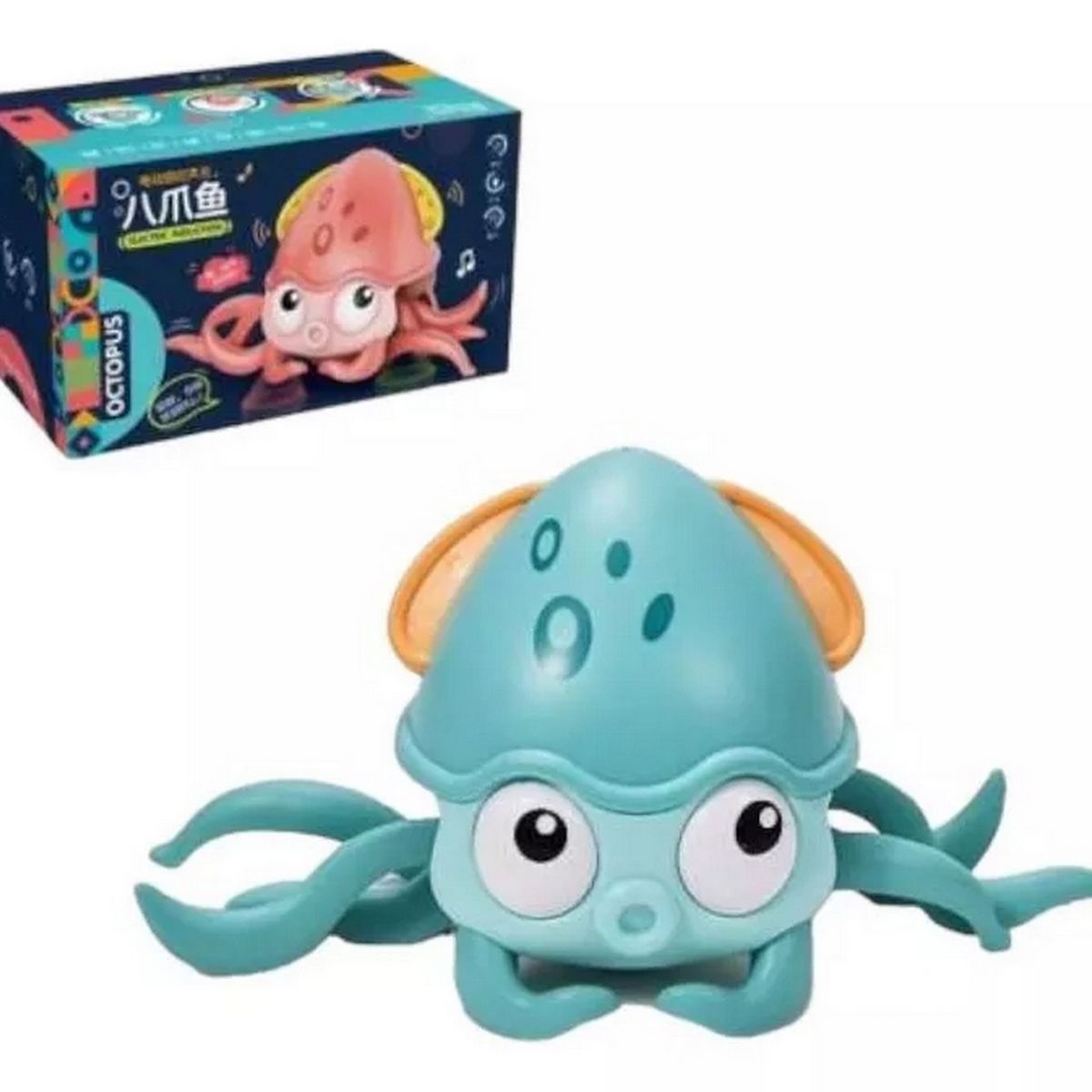 GENERICO - Juguete De Pulpo Recargable Interactivo Niño Musical Camina