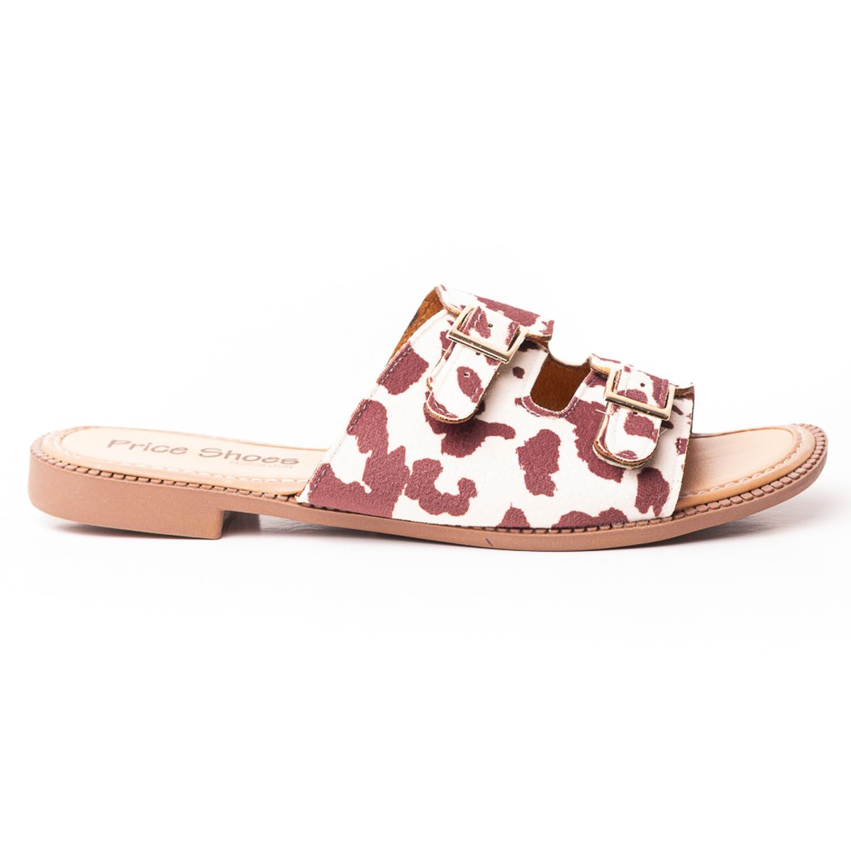 PRICE SHOES - Price Shoes Sandalia Plana para Mujer 692P08VTCAFE