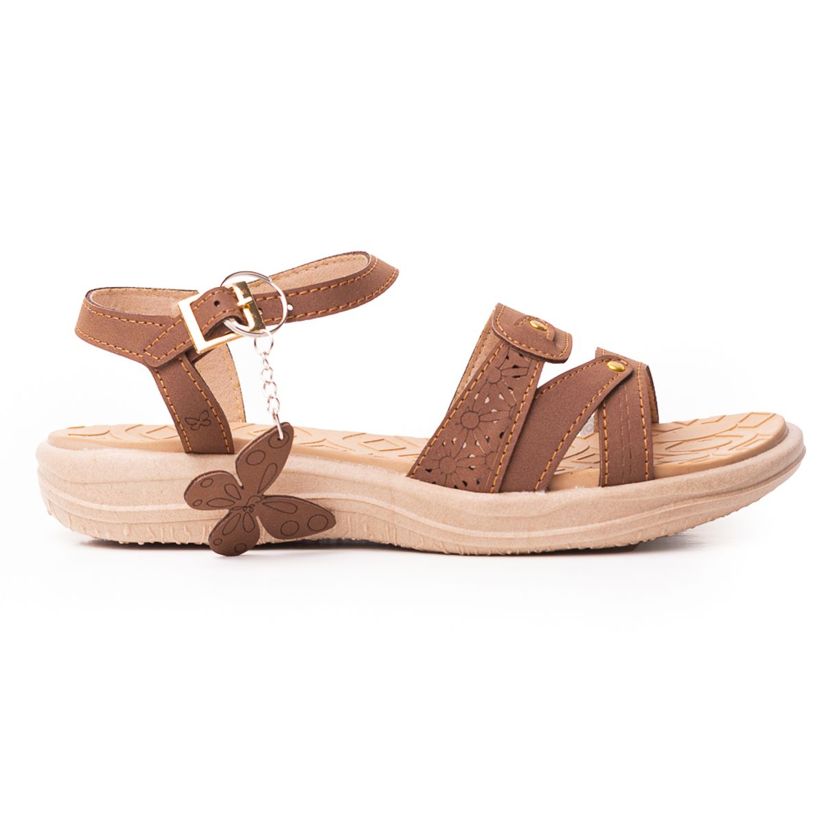 PRICE SHOES - Price Shoes Sandalia Confort para Mujer 292138CAFE