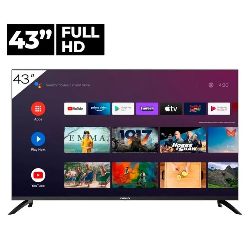 KALLEY - Smart TV 4K Full HD con 43 Pulgadas Peliculas Gratis