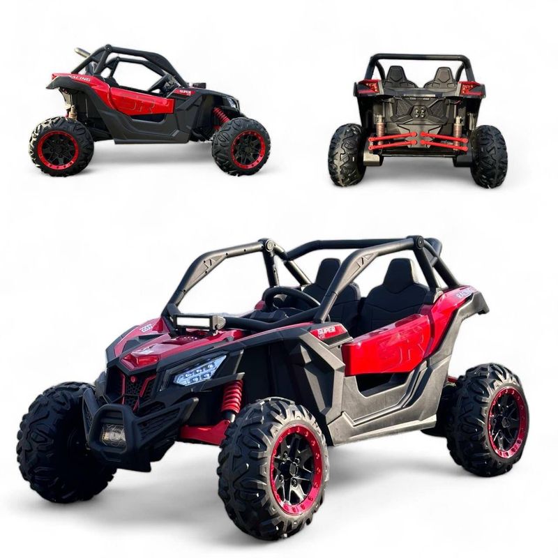 BEBESUNITA - Carro Eléctrico Buggy 12v MP4 Amortiguadores 1 a 8 Años REF 8101