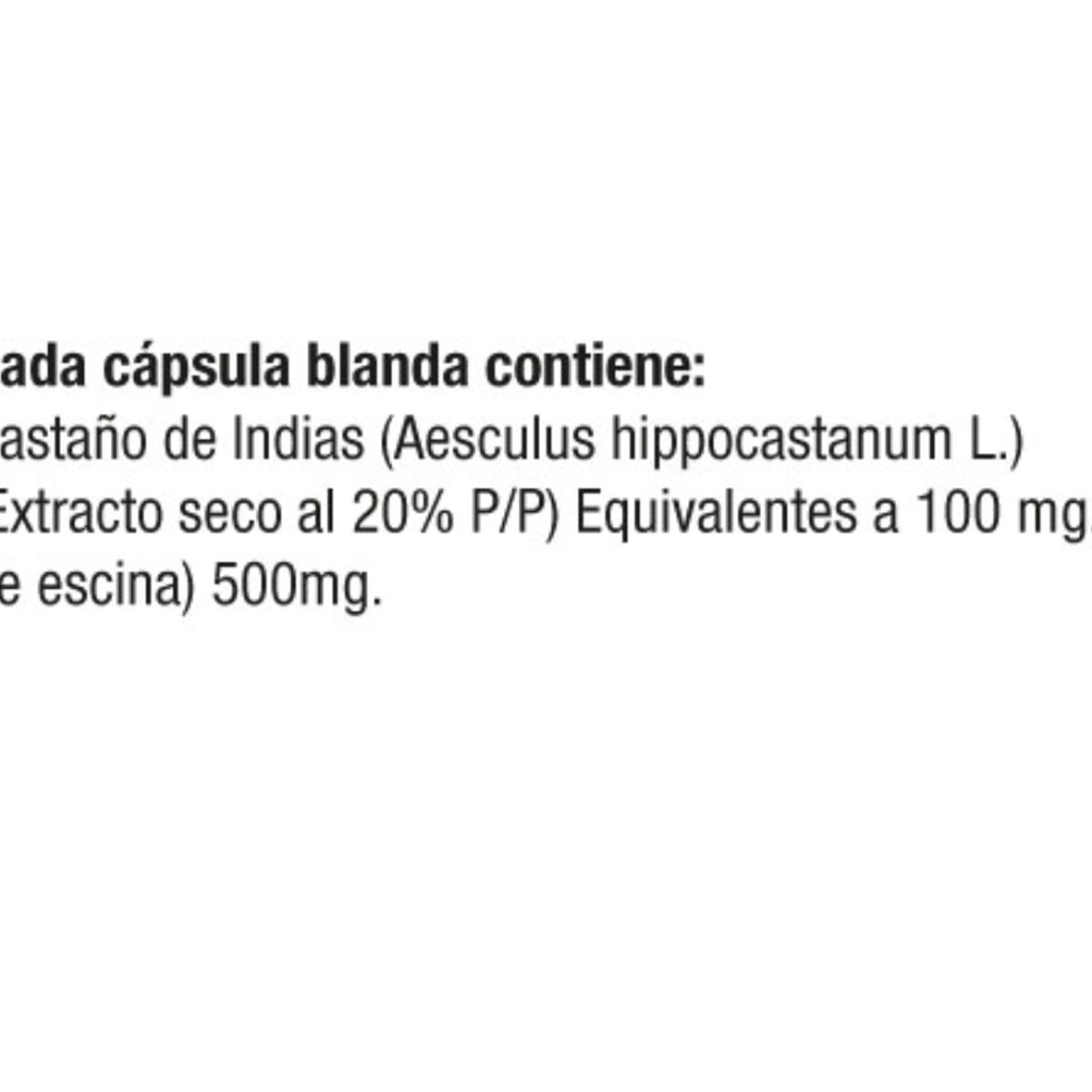 NATURAL SYSTEM - CASTAÑO DE INDIAS X 100 UNIDADES/ SUPLEMENTO