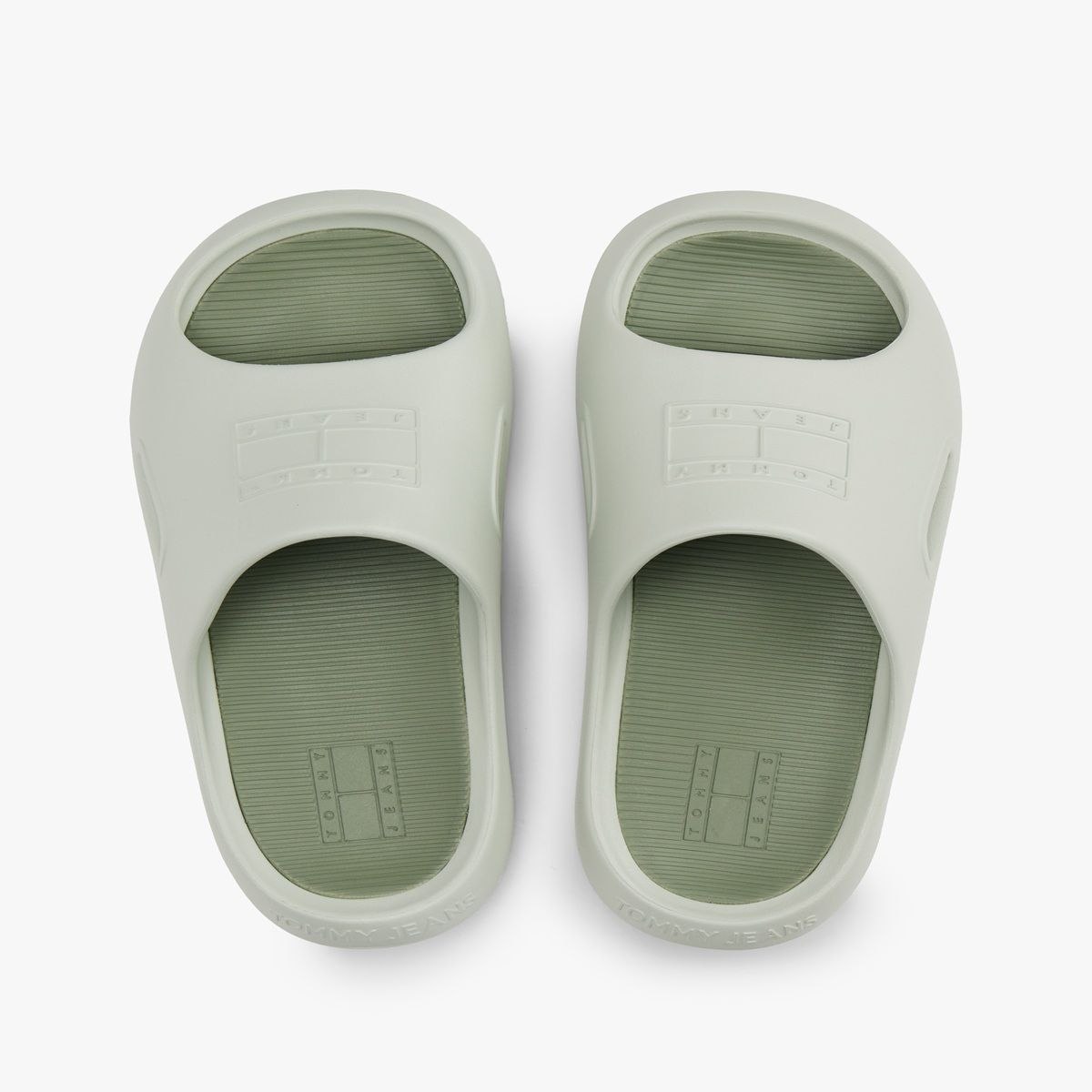 TOMMY HILFIGER - Sandalias gris con logo en relieve Tommy Hilfiger