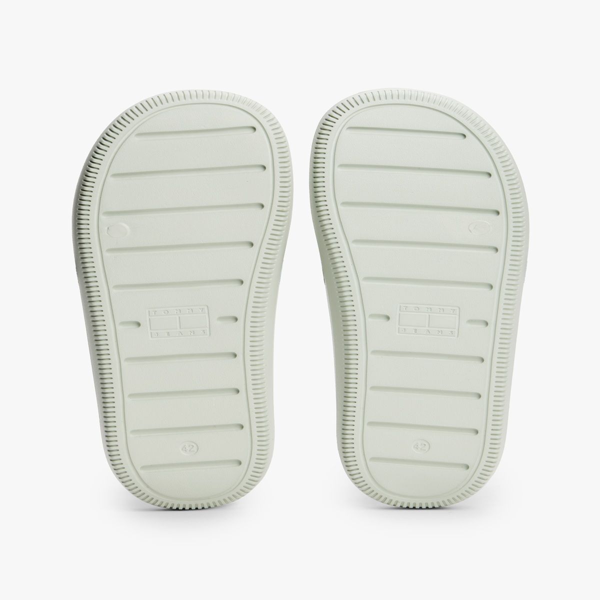 TOMMY HILFIGER - Sandalias gris con logo en relieve Tommy Hilfiger