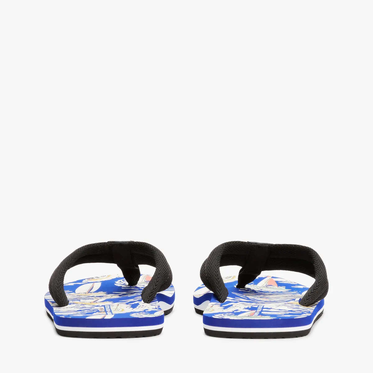 TOMMY HILFIGER - Sandalias negro con estampado en la plantilla Tommy Hilfiger