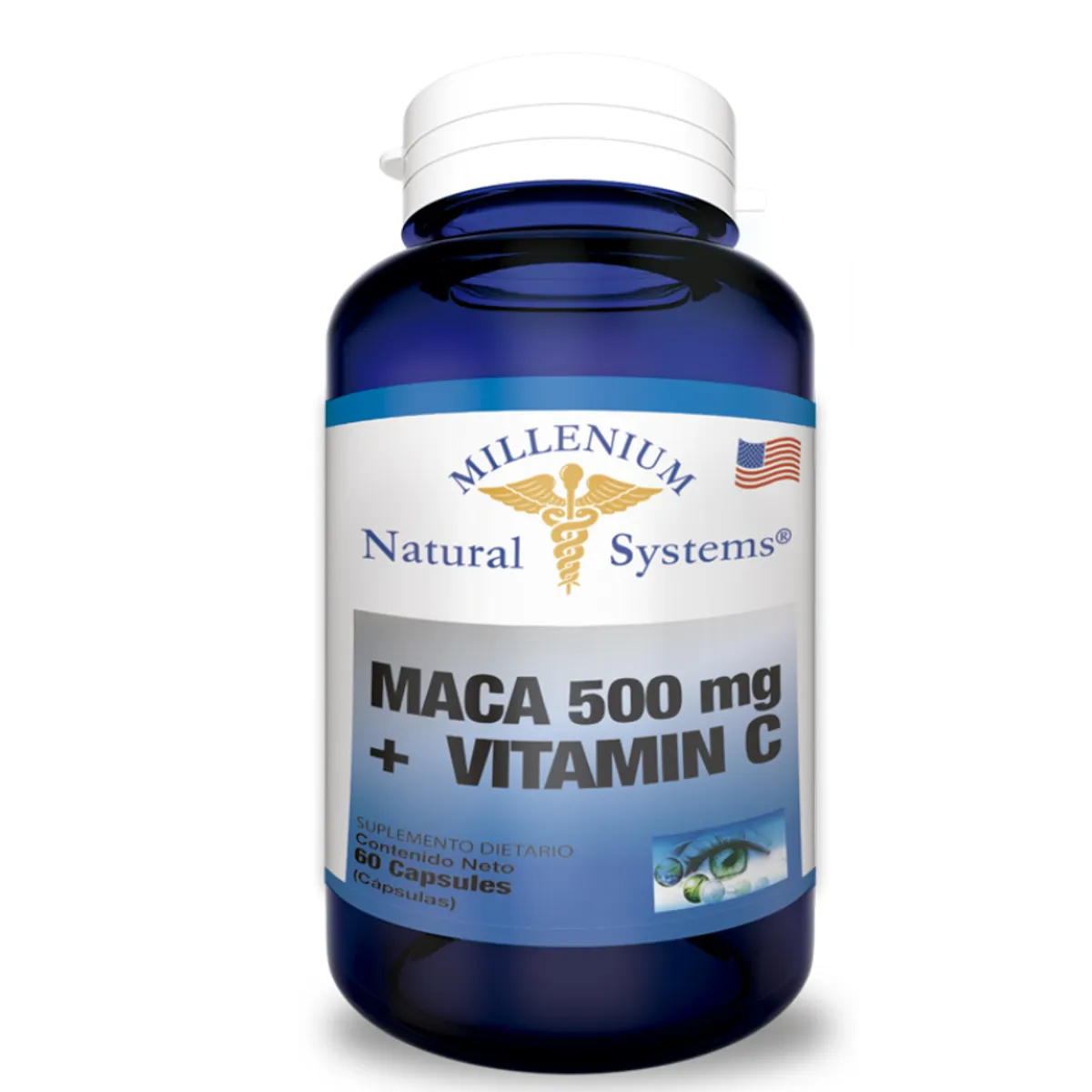 NATURAL SYSTEM - SUPLEMENTO MACA + VITAMINA C X 60 UNIDADES.