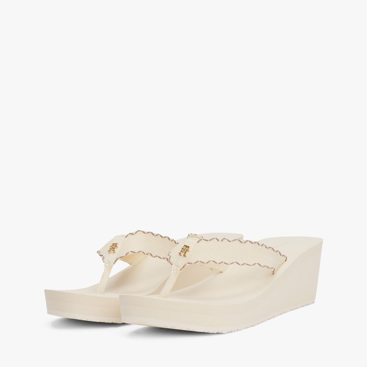 TOMMY HILFIGER - Sandalias multicolor de cuña con monograma TH Tommy Hilfiger