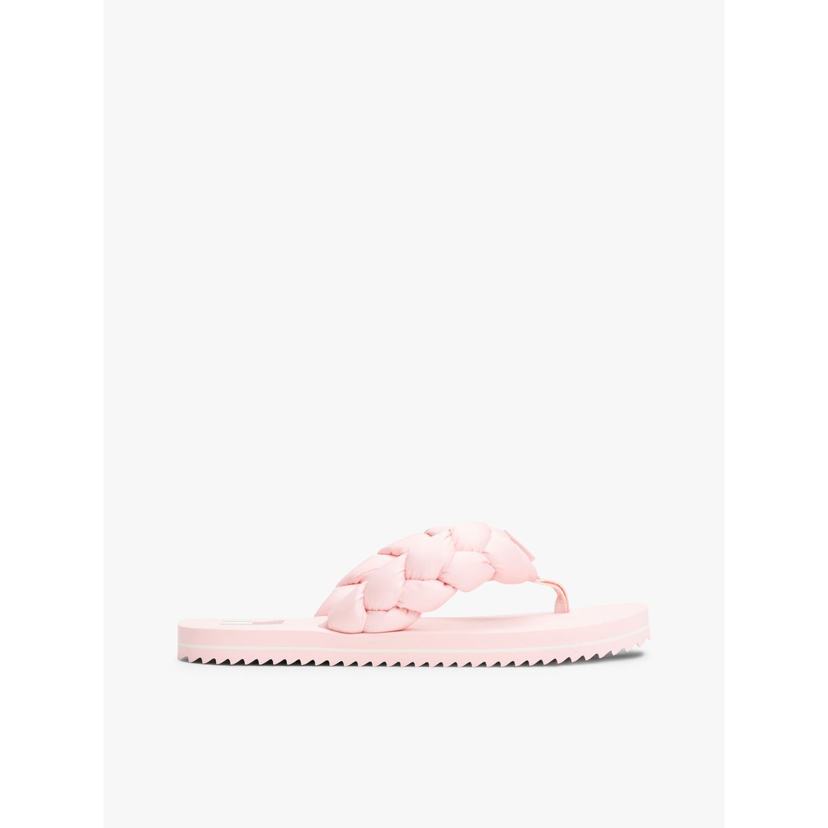 TOMMY HILFIGER - Sandalias rosa con tira trenzada y suela dentada Tommy Hilfiger